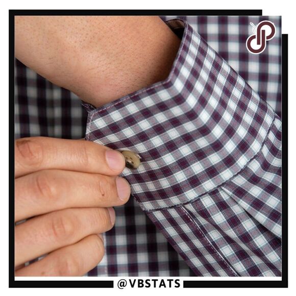 Mizzen+Main Leeward Malloy‎ Long Sleeve Men's Dress Shirt Size XXL-Trim - Picture 3 of 11